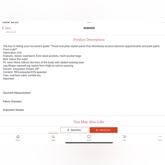 Zuda Z-Move Women’s Tapered Pant With Comfort Waistband Light Clay 5X - Picture 14 of 15